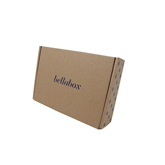 Custom Cheap Brown Kraft paper Corrugated Paper Box Logo Printed Boxes Shipping Mailing Box